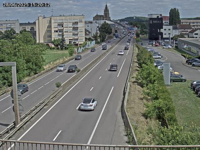 Caméra autoroute France - A31, Thionville direction Metz