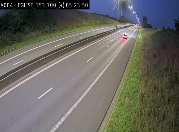 Webcam autoroute E411 à hauteur de Léglise, en direction de Luxembourg