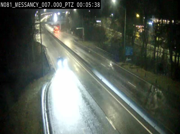 Webcam sur la N81 (E411) à hauteur du Cora Messancy. Vue orientée vers Arlon