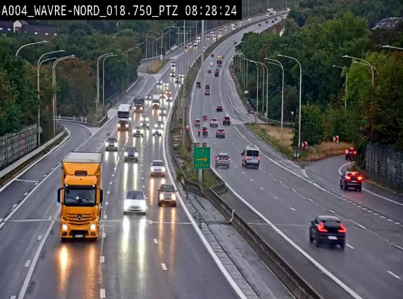 Webcam traffic E411(A4) - BK 18.7 - Bierges (Wavre Nord)