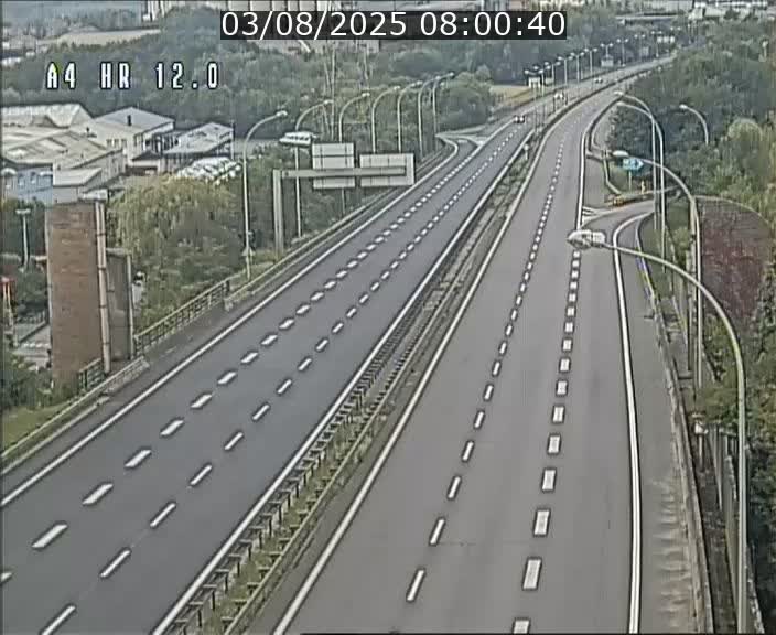 Traffic live webcam Luxembourg Jonction Foetz - A4 - BK 12.0 - direction Esch sur Alzette