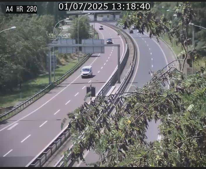Webcam traffic A4 Luxembourg - BK 0.2 - P+R Bouillon (direction Luxembourg)