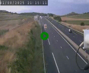 Caméra autoroute A75 à hauteur de Le Crest, en direction de Montpellier