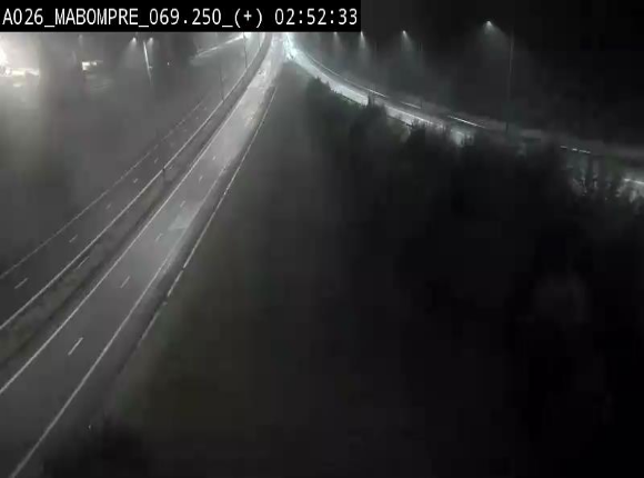 Webcam E25 (A26) à Mabompré. Vue orientée vers le Luxembourg