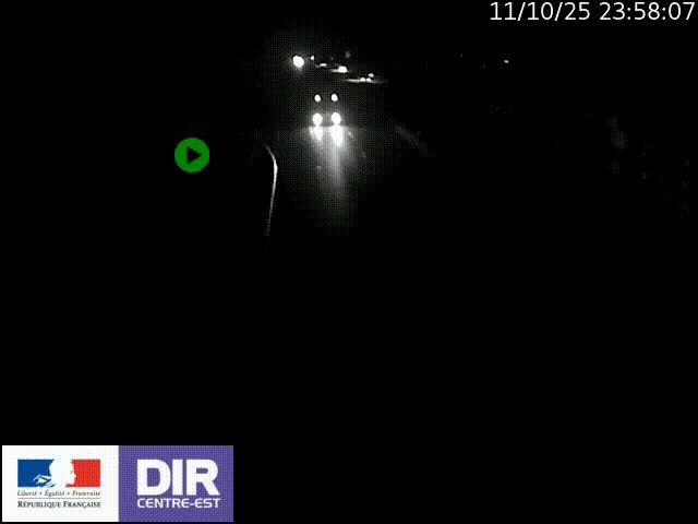 Webcam sur le contournement de Valence, sur la Nationale 7, à la jonction avec la N532, caméra orientée vers Grenoble
