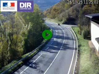 Caméra trafic sur la N90 à Bourg-Saint-Maurice, en provenance d'Aoste et en direction d'Albertville