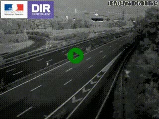 Caméra routière à hauteur de la sortie 15 Chambéry-centre au PK 4,103 en direction d'Albertville