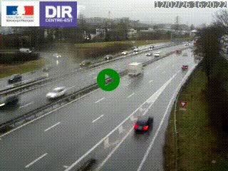 Caméra routière à hauteur de la sortie 15 Chambéry-centre au PK 4,103 en direction d'Albertville