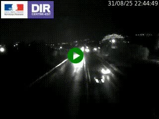 Caméra autoroute à Saint-Etienne (Les Littes) à hauteur du Ikea Saint-Etienne sur l'A72 en direction de Roanne