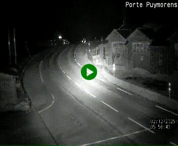 Webcam Col du Puymorens sur N320, en direction de Pas de la Casa (Andorre)