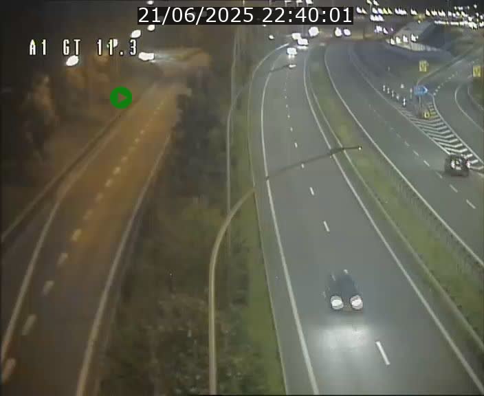 Traffic live webcam Luxembourg Senningerberg - A1 direction Allemagne - BK 11.3