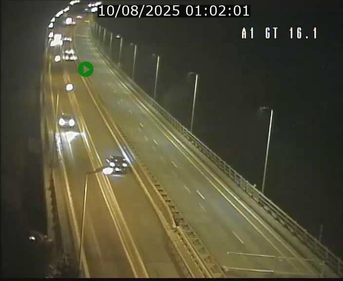 Traffic live webcam Luxembourg Niederanven - A1 direction Allemagne - BK 16.1