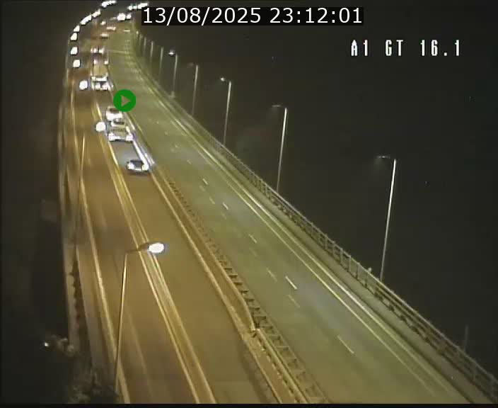 Traffic live webcam Luxembourg Niederanven - A1 direction Allemagne - BK 16.1