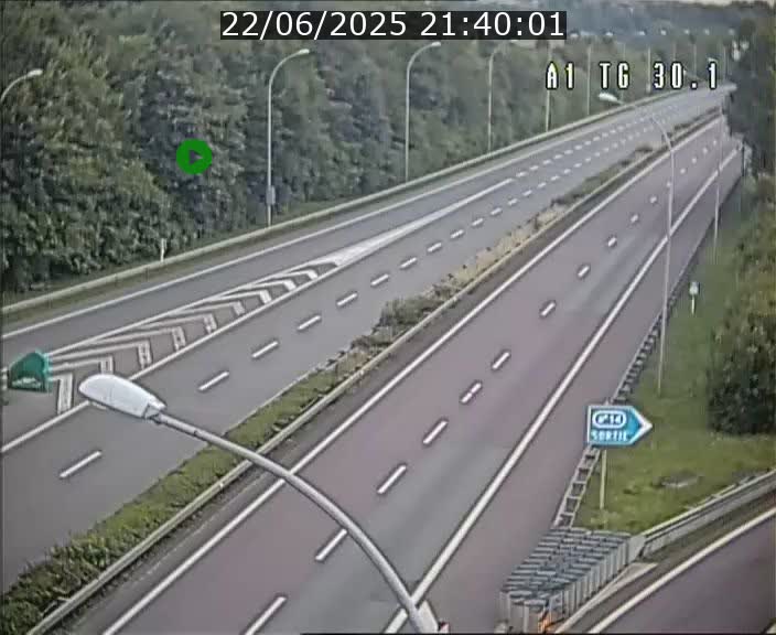 Traffic live webcam Luxembourg Grevenmacher - A1 direction Luxembourg - BK 30.1