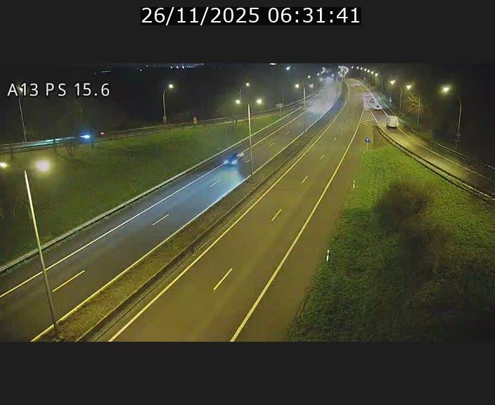 Traffic live webcam Luxembourg Kayl - A13 direction Dudelange - BK 15.6