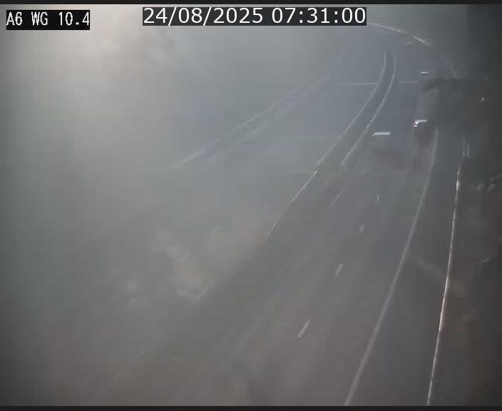 Traffic live webcam Luxembourg Mamer - A6 - BK 10.4 - direction Luxembourg/France/Allemagne