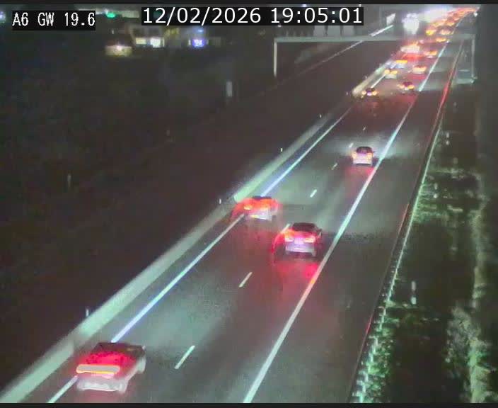 Traffic live webcam Luxembourg - Steinfort - A6 - BK 19.6 - direction Belgique