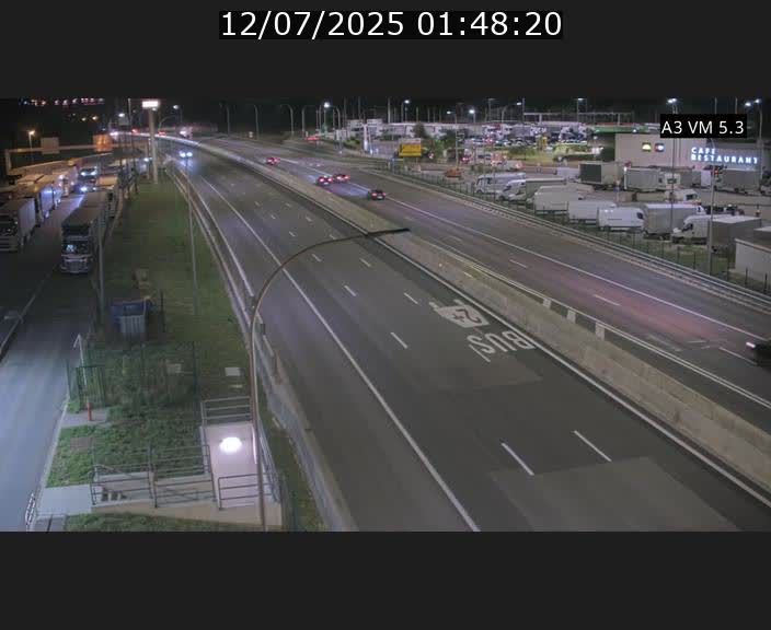 Traffic live webcam Luxembourg Aire de Berchem - A3 - BK 5 - direction France