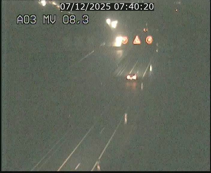 Webcam Autoroute après la Croix de Bettembourg en direction de Luxembourg sur l'A3