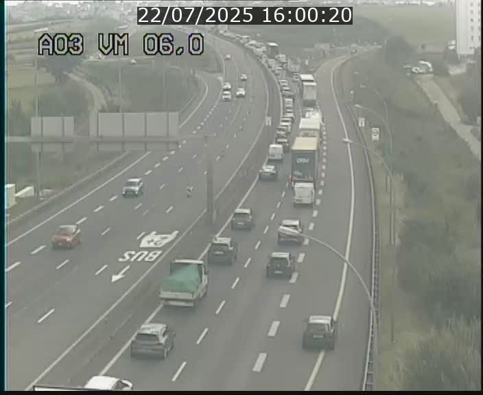 Traffic live webcam Luxembourg Aire de Berchem - A3 - BK 6 - direction France