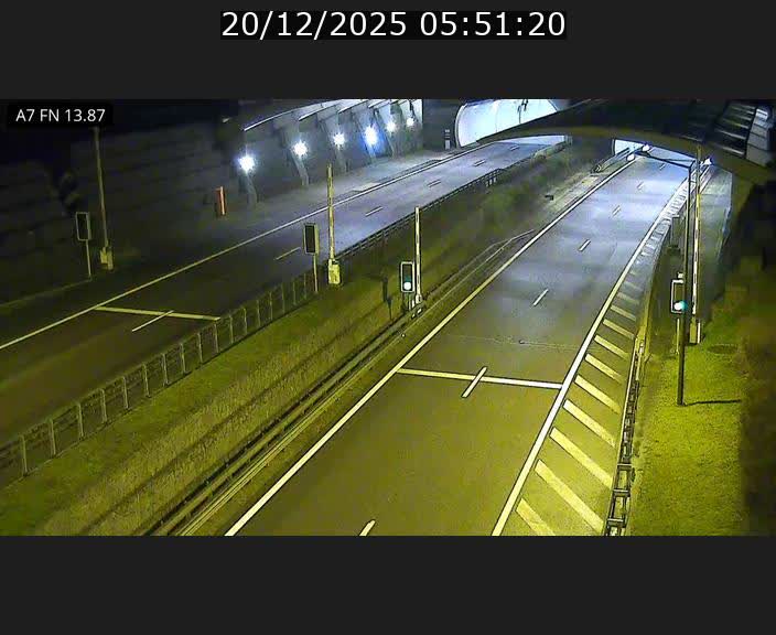Caméra trafic Luxembourg - A7, Tunnel Gousselerbierg, entrée nord, direction Lorentzweiler