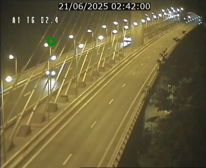 Traffic live webcam Luxembourg Sandweiler - A1 direction Luxembourg-ville - BK 2.4