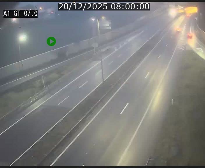 Traffic live webcam Luxembourg Cents - A1 direction Kirchberg - BK 7
