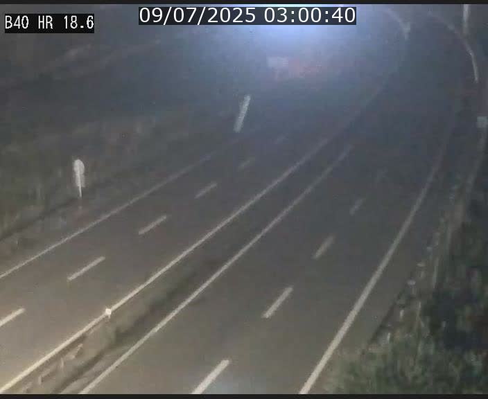 Webcam sur la route de liaison entre Micheville et Esch-Belval à la frontière entre le Luxembourg et la France. Vue orientée vers la Lorraine.