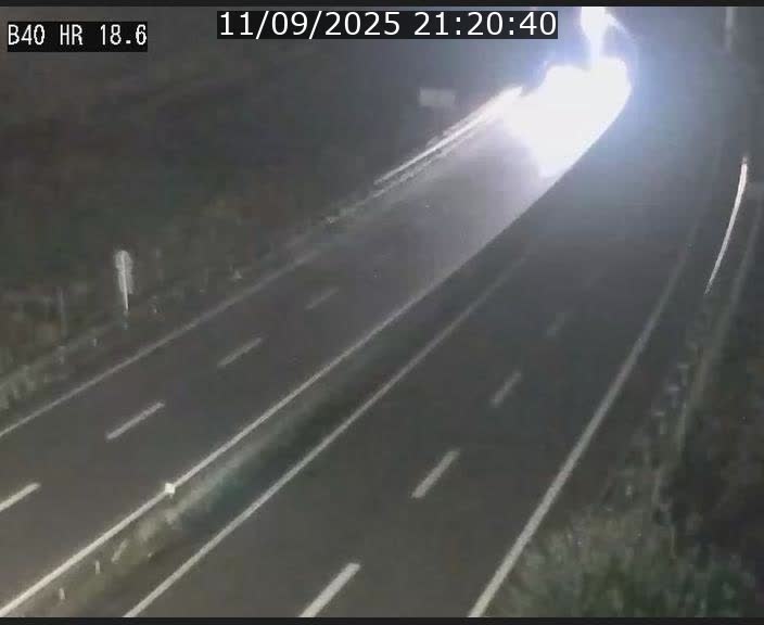 Webcam sur la route de liaison entre Micheville et Esch-Belval à la frontière entre le Luxembourg et la France. Vue orientée vers la Lorraine.