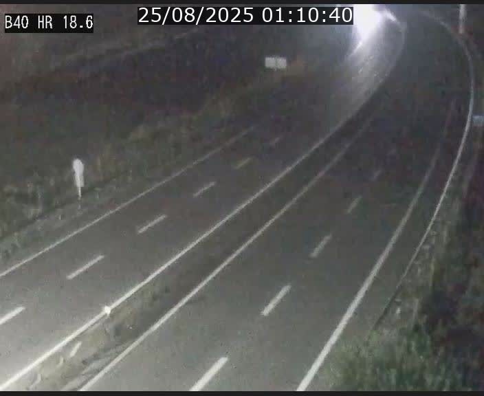 Webcam sur la route de liaison entre Micheville et Esch-Belval à la frontière entre le Luxembourg et la France. Vue orientée vers la Lorraine.