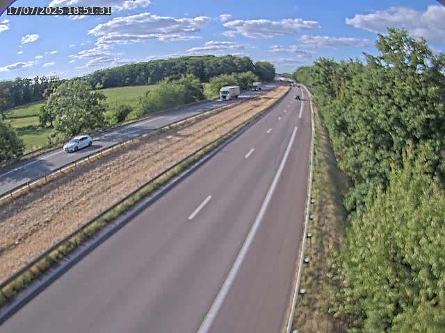 Caméra autoroute France - A31, Fey direction Metz