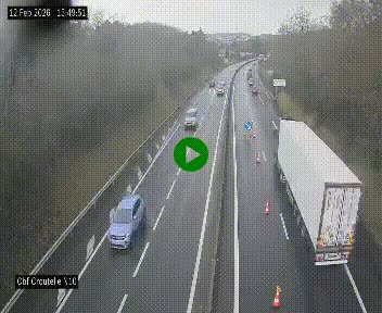 Webcam routière au début de la N10, au sud de Poitiers, proche de la jonction avec l'A10