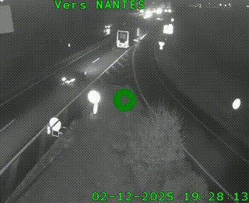 Webcam N147 au nord de Poitiers et à la jonction avec la A10