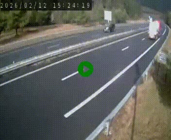 Clone of Caméra autoroute A75 à hauteur de la sortie 42 (Rodez, Laissac, Aire de l'Auvergne) située sur la commune d'Auberoques, près de Sévérac-le-Château
