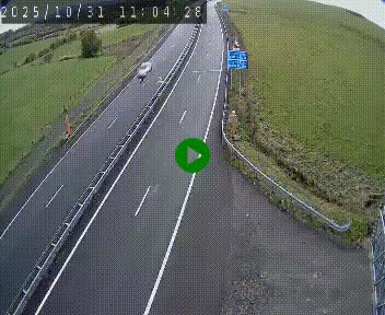 Caméra autoroute A75 à hauteur du col de la Fageole en direction de Clermont-Ferrand