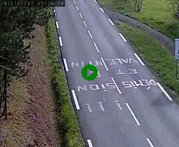 Caméra routière France - N102, au niveau du col de Montmirat à Saint-Etienne-du-Valdonnez à 1039 mètres d'altitude