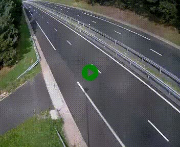 Caméra autoroute A75 à hauteur du col des Issartets en direction de Montpellier