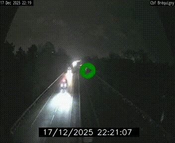 Webcam sur le périphérique de Rennes (N136) à hauteur du quartier Bréquigny, au sud de la ville