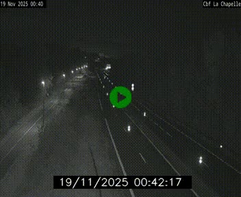 Webcam sur le périphérique de Nantes (N844) à hauteur de Porte de la Chapelle, au nord de la ville