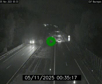 Webcam sur le périphérique de Rennes (N136) à hauteur de Maurepas, au nord de la ville
