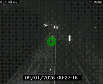 Webcam sur le périphérique de Rennes (N136) à hauteur de Maurepas, au nord de la ville