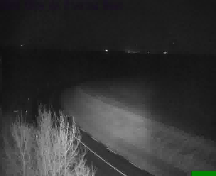 Webcam sur la D603 située en haut de la Côte de Zimming. Vue orientée vers Saint-Avold.