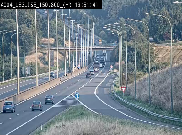Caméra autoroute Belgique - Côte de Léglise, E411(A4) direction Luxembourg
