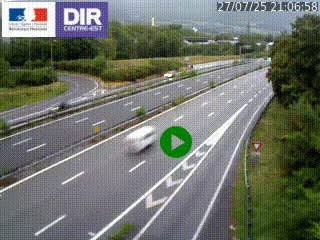 Webcam sur la Nationale 201 à hauteur de la sortie Chambéry-Nord, avant à la jonction entre l'A41 et l'A43, en direction de Lyon