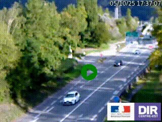 Webcam info trafic à proximité de Vizille sur la N85, au niveau du point de vue du Saut du Moine à Champagnier