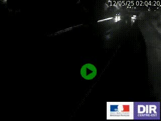 Caméra autoroutière sur l'A47 à hauteur de Givors, a proximité de Lyon. La webcam est orientée vers Lyon