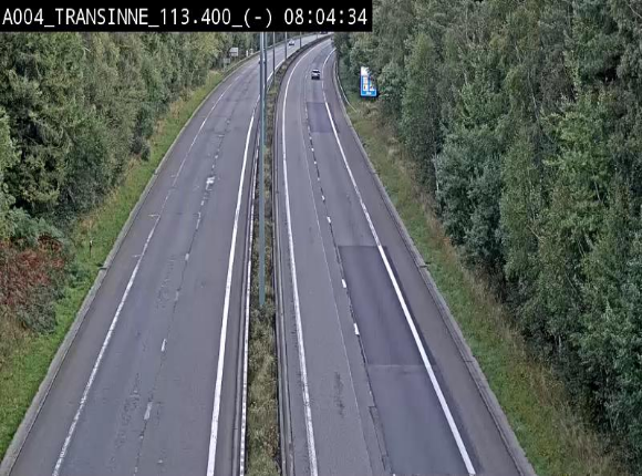Caméra trafic E411 (A4) - Transinne direction Namur - BK 113.425