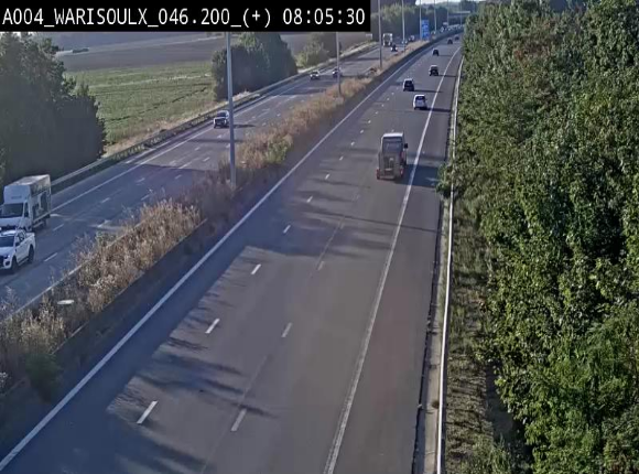 Webcam autoroute Belgique - Warissoulx - E411 - BK 46.2