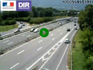 Caméra routière à hauteur de la sortie 15 Chambéry-centre au PK 4,103 en direction d'Albertville