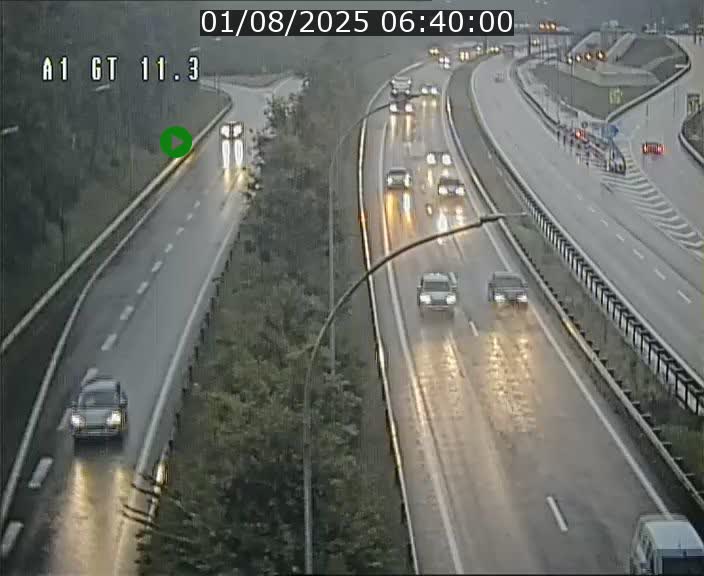 Traffic live webcam Luxembourg Senningerberg - A1 direction Allemagne - BK 11.3